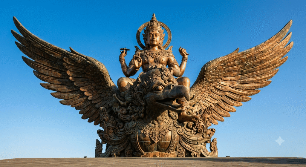 Photo of the GWK Garuda Wisnu Kencana statue